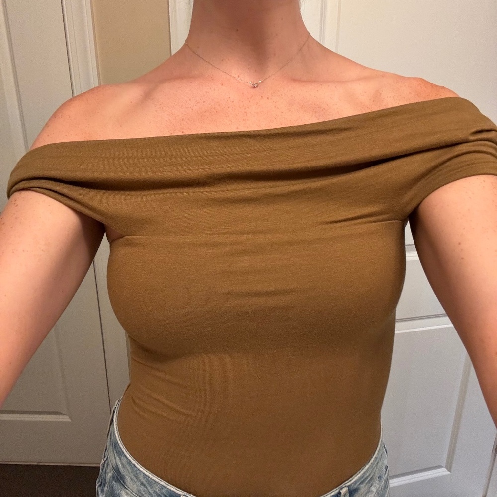 Reformation Eve Knit Top Women's - Size S Brown
